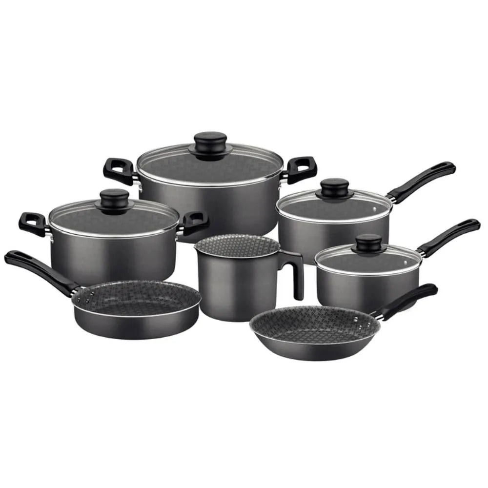 Jogo De Panela Tramontina Califórnia 7 Peças Grafite - Completo