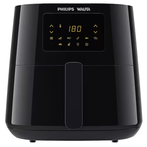 Fritadeira Elétrica Sem Óleo Air Fryer Philips Walita RI9270 XL 6 2L Digital – Preta - Versátil