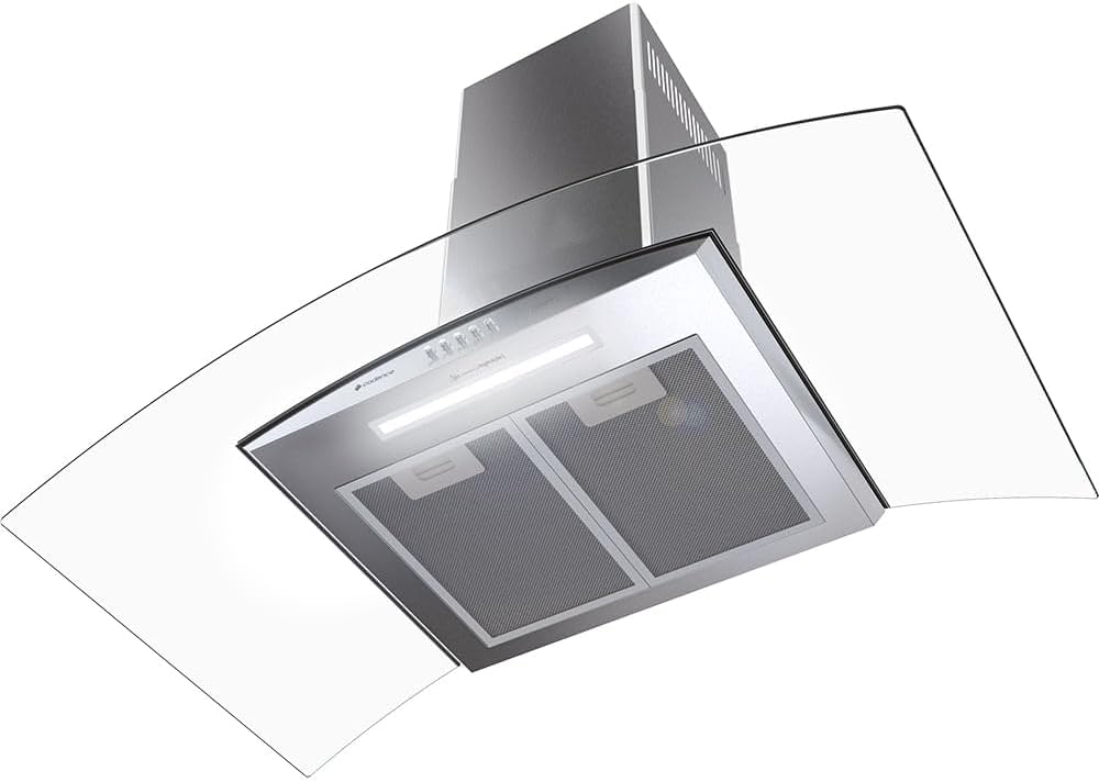 Coifa de Parede Cadence Inspire 90 cm Vidro Curvo CFA395 - Premium