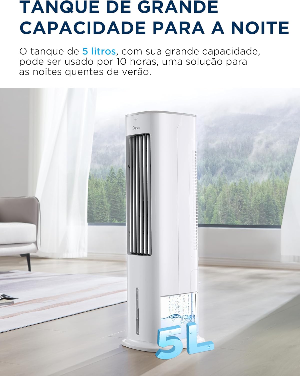 Climatizador de Ar Digital Midea 60Hz - Alta Performance