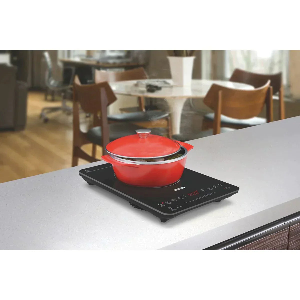 Cooktop Portátil por Indução Tramontina Slim Touch EI 30 com 1 Área de Aquecimento e Comando Touch 127 V - Moderno
