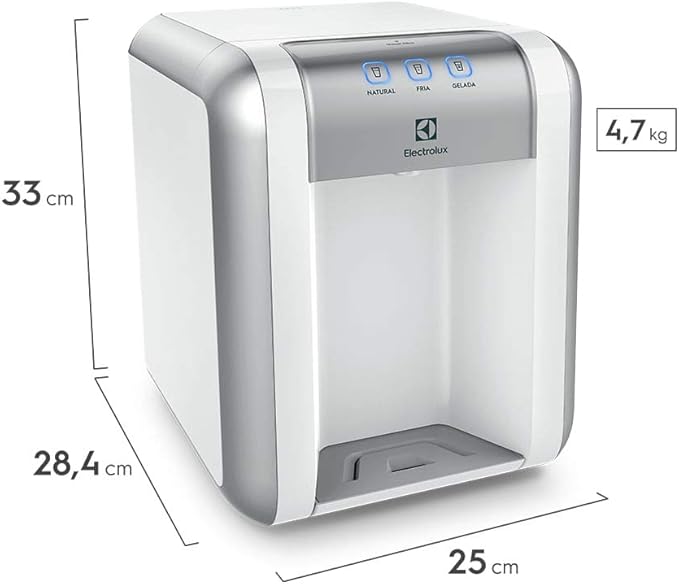 Purificador de Água Branco com Painel Touch Bivolt (PE11B) - Versátil