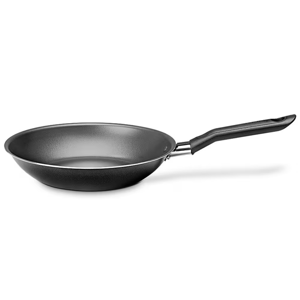 Conjunto de Panelas 5 Peças Brinox Ebony em Alumínio com Revestimento Antiaderente Pro Flon e Tampa de Vidro Temperado Preto - Premium