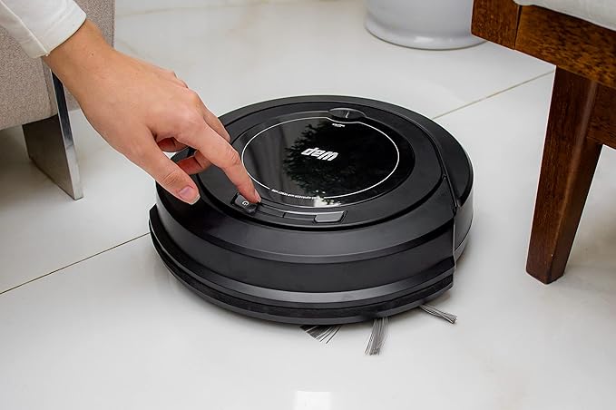 WAP Aspirador de Pó Robô ROBOT W90 3 em 1 Automático 250ml Sistema Antiqueda e Rodas Emborrachadas 30W 3 6VDC Bivolt - Premium