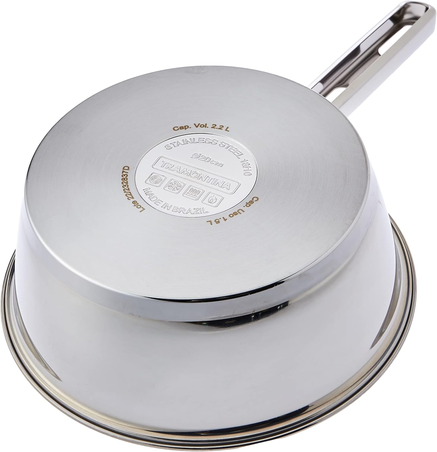 Jogo de Panelas de Aço Inox 6 peças Solar Tramontina - Premium