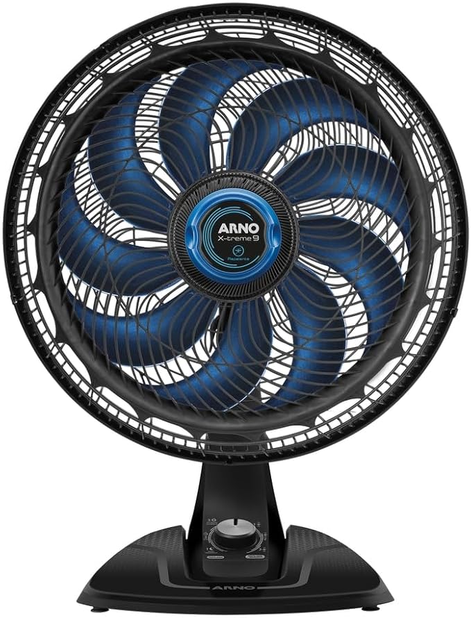 Ventilador Arno X treme 9 Mesa Repelente 9 pás 160W 40cm - Elegante