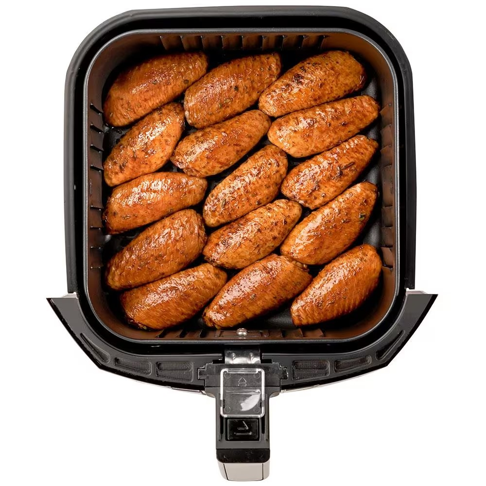 Fritadeira Elétrica Sem Óleo Air Fryer Mondial AFN40BI Family Inox 4L Preta/Inox - Eficiente