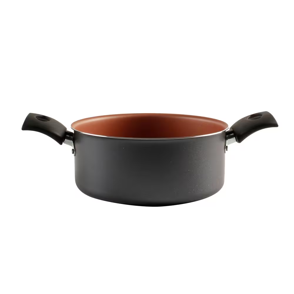 Conjunto de Panelas 10 Peças Tramontina Turim com Revestimento Antiaderente Starflon T1 Tampas de Vidro e Cabos de Baquelite – Bronze/Grafite - Elegante