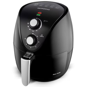 Fritadeira Elétrica Sem Óleo Air Fryer Mondial New Pratic AF31 3 5 L – Preto - Elegante