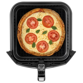 Fritadeira Elétrica Sem Óleo Air Fryer Mondial Mega Family AFN 80 BI 8L – Preta/Inox - Elegante