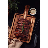 Tábua com Cabo para Churrasco Tramontina em Madeira Mista 40x23 3 cm - Exclusivo