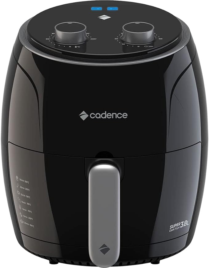 Fritadeira Cadence Super Cook Fryer 3 8L 1300W FRT410 - Completo