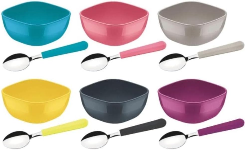 Kit para Sobremesa 12 Peças Tramontina Mixcolor Colorido - Eficiente