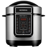 Panela Elétrica de Pressão Mondial Digital Master Cooker PE 40 3L Preta/Inox - Alta Performance