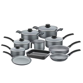 Jogo de Panelas Tramontina Turim Antiaderente Grafite 10 Peças - Versátil