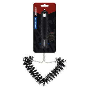 Escova para Grelha Tramontina Churrasco com Estrutura de Aço Inox com Cerdas de Nylon e Cabo de Polipropileno - Alta Performance