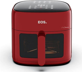 Fritadeira Sem Óleo Air Fryer Eos Chef Gourmet 6.2 Litros Compacta Digital Vermelho Eaf60v - Versátil