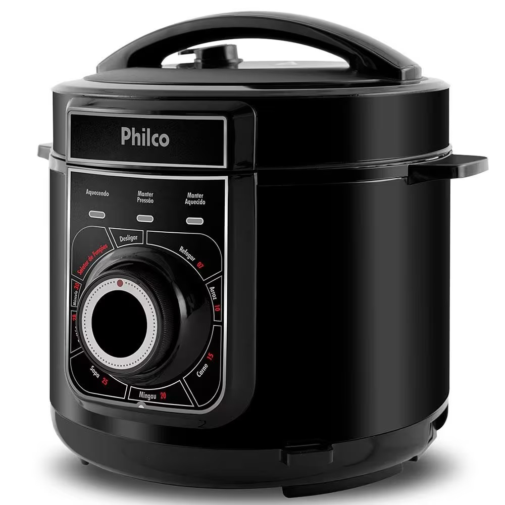 Panela Elétrica de Pressão Multifuncional Philco PPP02PI 5L – Preta - Completo