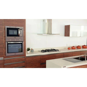 Micro ondas de Embutir Tramontina Inox 60 25 L em Aço Inox com Acabamento Scotch Brite 8 Funções - Eficiente