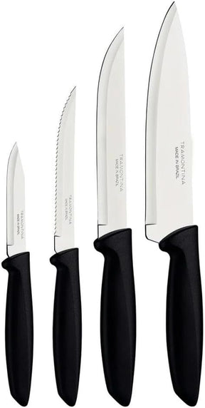 Jogo De Facas Top Faqueiro Tramontina Lâmina Aço Inox Plenus - Versátil