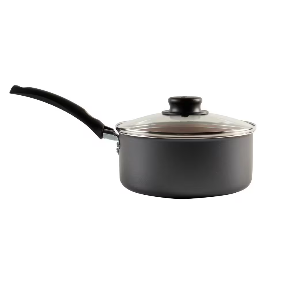 Conjunto de Panelas 10 Peças Tramontina Turim com Revestimento Antiaderente Starflon T1 Tampas de Vidro e Cabos de Baquelite – Bronze/Grafite - Elegante