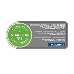 Jogo de Panelas Tramontina Turim Antiaderente Vermelha 10 Peças - Exclusivo