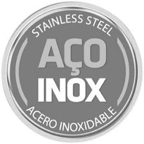 Sopeira com Tampa Aço Inox Tramontina Service Prata - Exclusivo