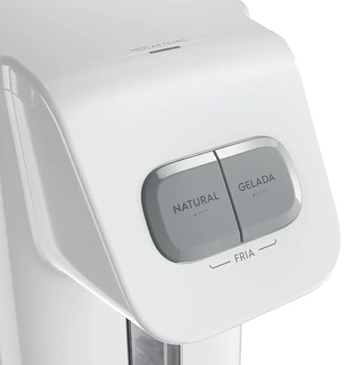 Purificador Electrolux de Água Gelada Fria e Natural Elétrico Compacto Eletronico placa Electrolux Filtro refil 6 meses ou 3000l Bivolt Branco PE15B - Elegante