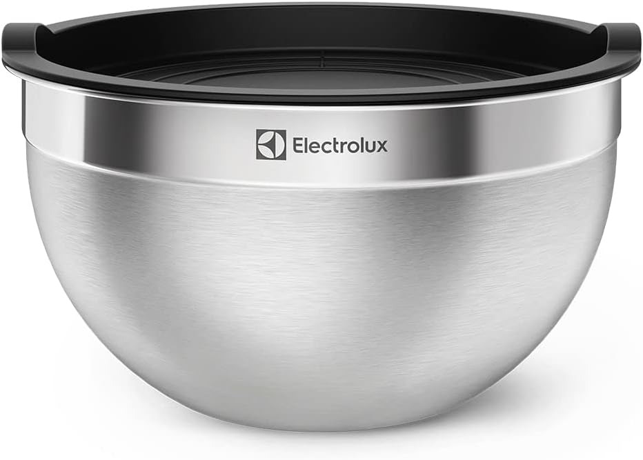 Conjunto de Bowls Tigelas de Inox com Tampa Plástica Electrolux - Alta Performance