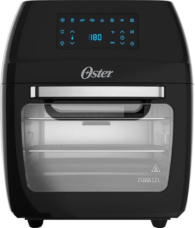 Oster OFRT780 Fritadeira forno 3 em 1 1800 W ‎Preto - Completo
