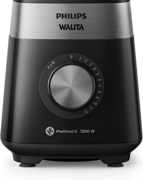 PHILIPS Liquidificador Série 5000 RI2242 Preto Jarra Inquebrável Walita - Elegante