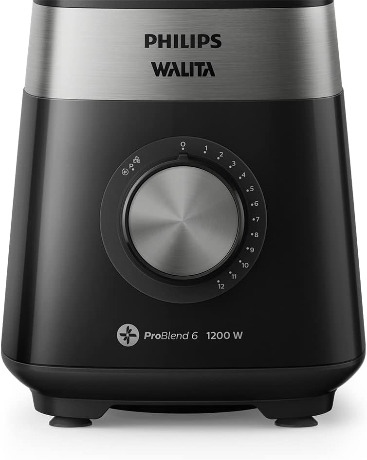 PHILIPS Liquidificador Série 5000 RI2242 Preto Jarra Inquebrável Walita - Elegante
