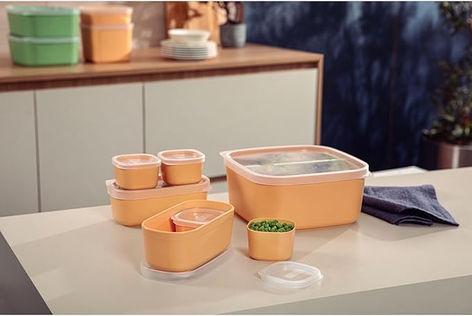 Conjunto de Potes Tramontina MixColor 7 Peças Pêssego - Elegante