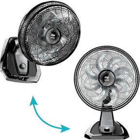 WAP Ventilador de Mesa e Parede 50cm FLOW TURBO com Tecnologia Silenciosa e Econômica 8 Pás e 3 Velocidades 180W - Premium