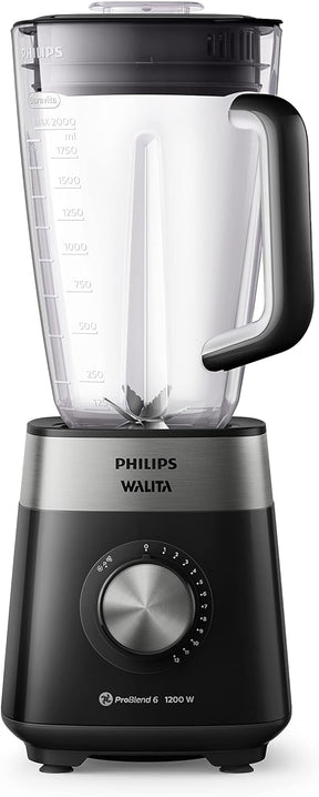 PHILIPS Liquidificador Série 5000 RI2242 Preto Jarra Inquebrável Walita - Elegante