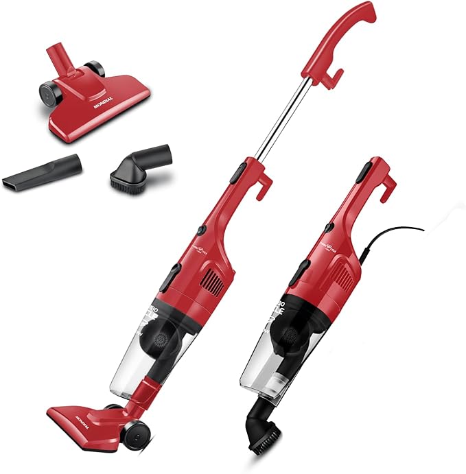 Aspirador de Pó Turbo Cycle Mondial Vermelho/Preto 1100W 220V AP 36 - Elegante