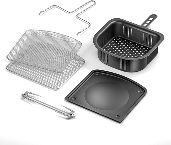 Electrolux por Rita Lobo EAF90 Grafite Fritadeira Elétrica sem oleo Airfryer 12L digital receita programada 2 bandejas espeto giratório 1700W - Eficiente