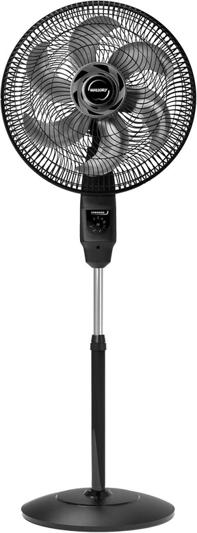 Ventilador de Coluna Mallory Chronos 126W Silencioso Com Controle Remoto Hélice de 6 pás Auto Desligamento Programável de até 7 Horas PR – GR - Eficiente