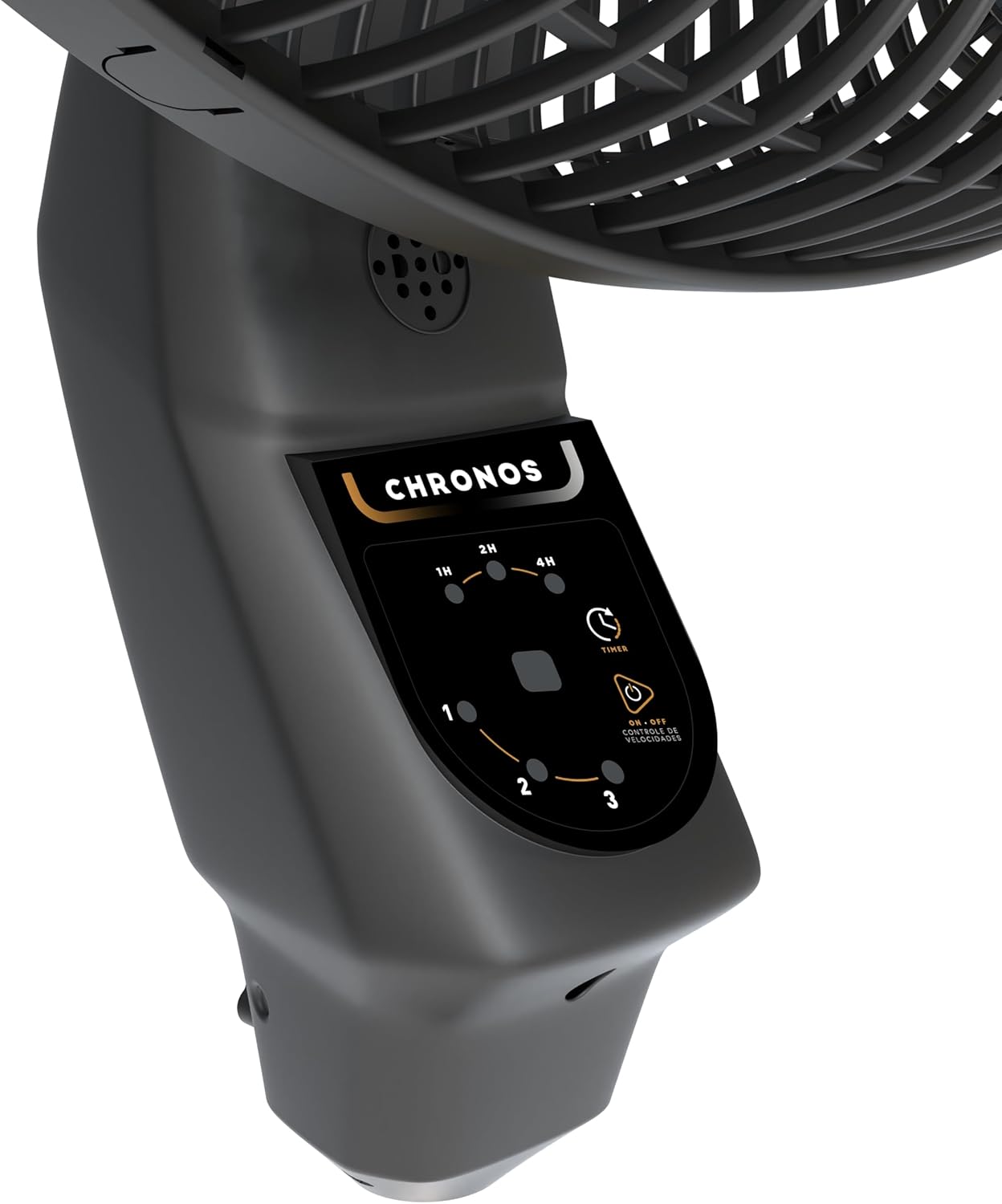 Ventilador de Coluna Mallory Chronos 126W Silencioso Com Controle Remoto Hélice de 6 pás Auto Desligamento Programável de até 7 Horas PR – GR - Eficiente