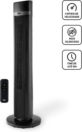 Ventilador de Parede e Mesa WAP FLOW TURBO com 8 Pás 3 Velocidades - Elegante