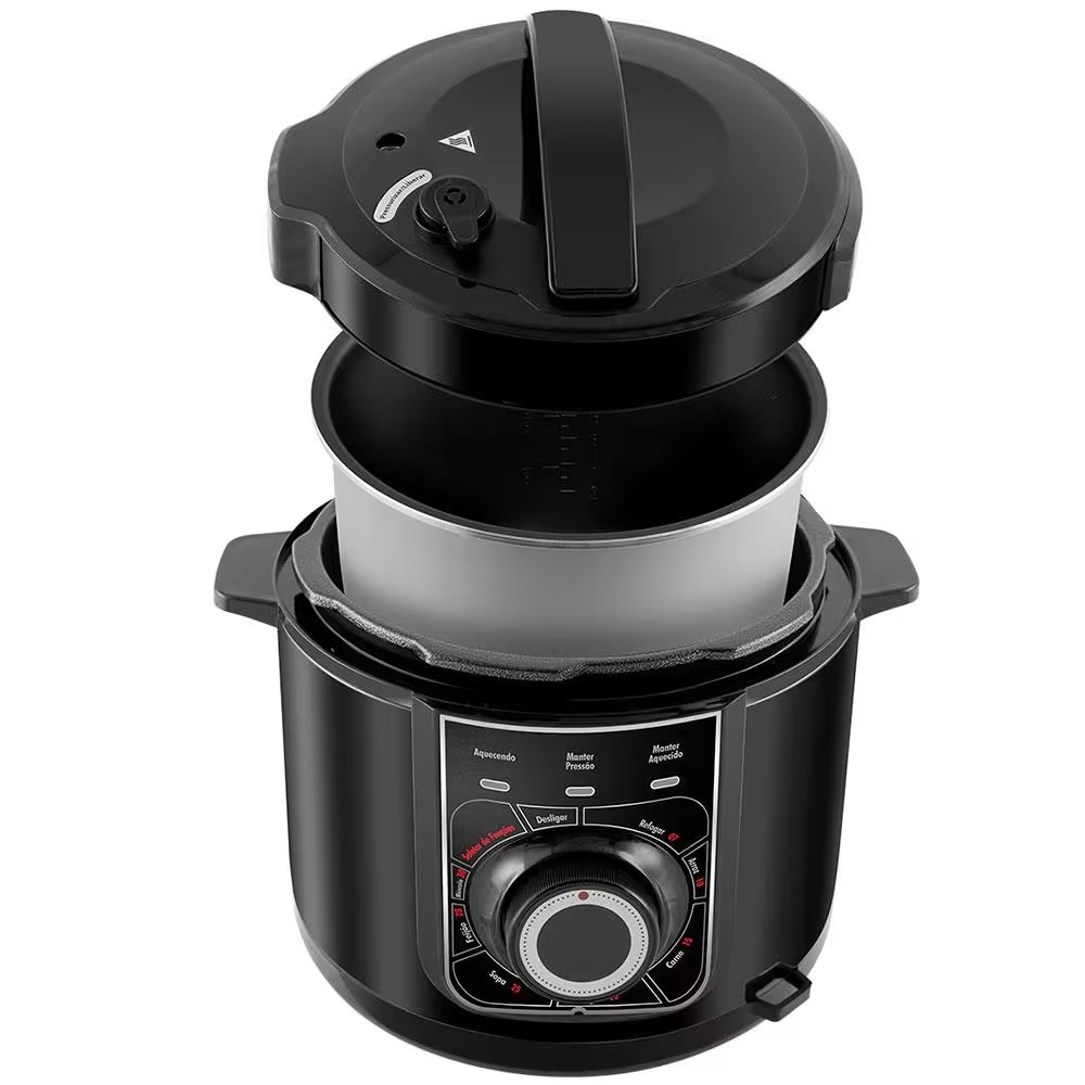 Panela Elétrica de Pressão Multifuncional Philco PPP02PI 5L – Preta - Completo