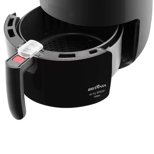 Fritadeira Elétrica Sem Óleo Air Fryer Britânia BFR25P 3 5L Preta - Premium