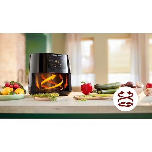 Fritadeira Elétrica Sem Óleo Air Fryer Philips Walita RI9270 XL 6 2L Digital – Preta - Versátil