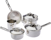 Jogo de Panelas de Aço Inox 6 peças Solar Tramontina - Premium