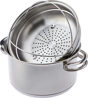 Jogo de Panelas de Aço Inox 6 peças Solar Tramontina - Premium