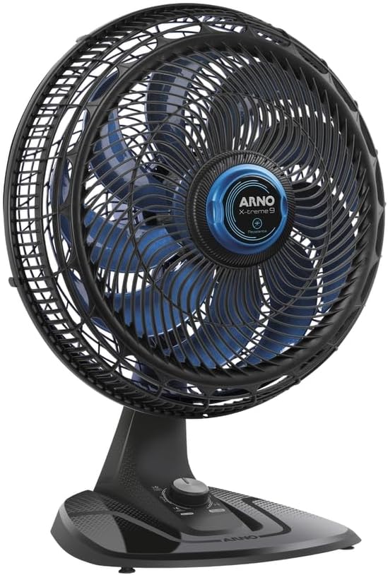 Ventilador Arno X treme 9 Mesa Repelente 9 pás 160W 40cm - Elegante
