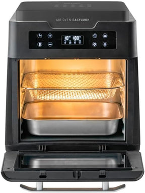 Fritadeira Air Oven Easycook Mallory 1500W Com12 Litros Painel de LED Visor de Vidro e Luz Interna Multi função - Moderno