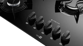 Cooktop 5 Bocas Preto com Mesa de Vidro Atlas Agile Up Bivolt - Elegante