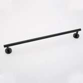 Toalheiro Porta Toalha de Rosto Banheiro com Ventosa 25cm Preto Fosco - Moderno