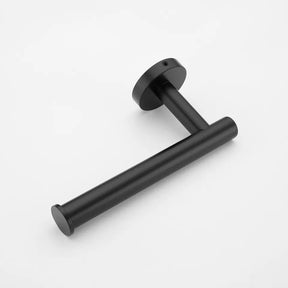 Toalheiro Porta Toalha de Rosto Banheiro com Ventosa 25cm Preto Fosco - Moderno